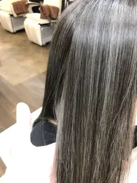 ケアブリーチハイライトダブルカラー+髪質改善超音波treatment+美髪シルクSPA付き