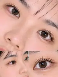 【束感★人気No.1】韓国アイドル風まつげパーマ上下¥5800🌷 美容液➕コーティング剤付き