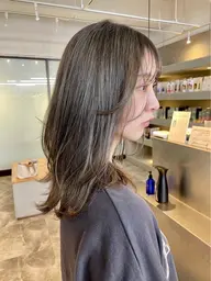 【✨️6月限定クーポン✨️】透明感◎カット+ブリーチなしWカラー¥21340→¥14300