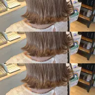 🐬新規限定クーポン当日限定🐬髪質改善Inイルミナカラー+超音波TR💜【ショート、ボブ、ミディアム(鎖骨)の方限定】