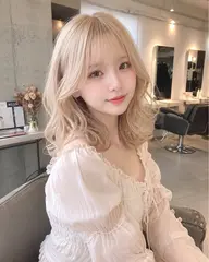 ミニモ限定🧸🧸✨トレンドハイトーンカラー×艶髪仕上げ /奈良/生駒/ブリーチ込み
