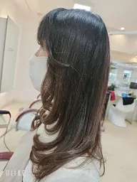 はー小顔効果感じられる韓国風レイヤーカット✂️