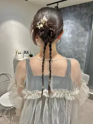 【💖大切な1日へ💖】前髪カット+お呼ばれアレンジ🎀