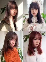 【🌈大学卒業生🌈】❤️顔周りcut + ワンカラー+トリートメント