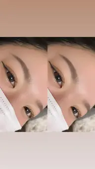 美眉スタイリングwax(メイク付)