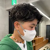 メンズハイライト⚡️＋カット