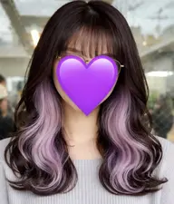 【🩵4月限定🩷】インナーカラーのみ(ブリーチ)➕カラー➕トリートメント無料
