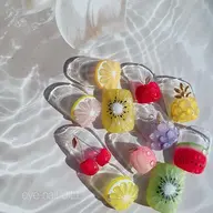 フルーツネイル🍒*˖°1本880円＊マグネットフルーツ1本1100円