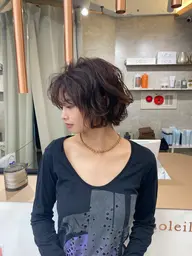 ［🌸5月限定大特価クーポン🌸］似合わせカット🔥➕ダメージレスカラー❣️➕お悩み解決オリジナルパーマ🫧