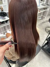 🍒モデル様募集中🍒艶感暖色系カラー➕✨トリートメント付✨※ロング料金込み