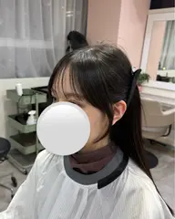 【結んでも可愛い🫧✨】似合わせ前髪+お顔周りカット✂️⟡.*