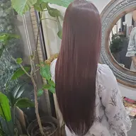 似合わせカット＋質感改善トリートメント+指圧肩マッサージ+アイロン仕上げも追加料金無し レイヤーカット◎