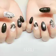 【HAND/定額】超モード系ブラックデザイン:2200円(ご新規様オフありは+330円)/※フット+500円