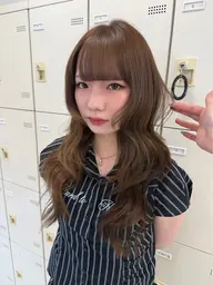 「ブリーチなしW color+オリジナルtreatment+似合わせcut」ベージュ、ブラウンカラー👧🏼🤎