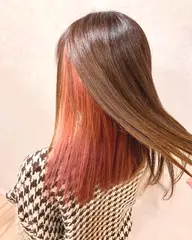 【✨流行り✨】インナーカラー＋デザインカット＋カラー＋オイル付き100ml🌱