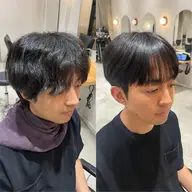【メンズ】根元ボリューム縮毛矯正&曲がる縮毛矯正¥24,200 ➔ 完全顔出しモニター特別価格 ¥11000