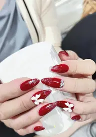 チップ長さだし10本✨️ラメ🎀パーツ付け放題
