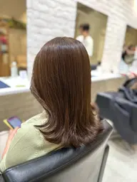 ヘアミルク付きカラー