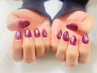 【スカルプ・長さだし】マグネット/カラーグラ/フラッシュ＋パーツ2つ付き☆