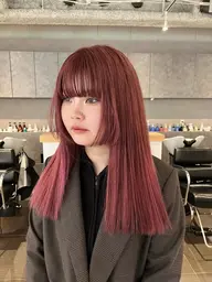 ケアブリーチ使用ダブルカラー＋カット