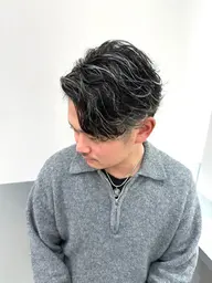 🔥MENSパーマ&ハイライト&カット🔥ケアブリーチ込み⭕️