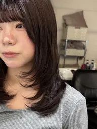 【💗人気No.2💗】カット✂️+ 艶カラー🫧+コーティングトリートメント✨(⚠️補足説明のご確認もお願い致します)