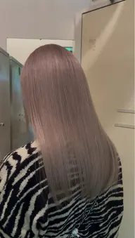 【憧れの海外風、透明感👱🏽♀️】ダブルカラー (ブリーチ1回)
