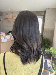 前髪カット➕潤いカラー👩🦰