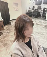 カット+カラー【 カット相談カラー相談OK 】 ブリーチなしワンカラー⟡.· 男女問わず大歓迎です !!𖤐 ̖́-