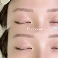【ご新規様】美眉スタイリング🪶🤍アイブロウwax脱毛✨（間引き、眉カット、メイク仕上げ◎）