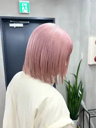 🍀初回メニュー🍀ダメージ98.4%減😵ケアブリーチ(ダブルカラー)➕カラー➕カット➕髪質改善トリートメント🍯
