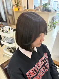 【5人限定カットモデル】🎀切りっぱなしボブ(シャンプー無し)