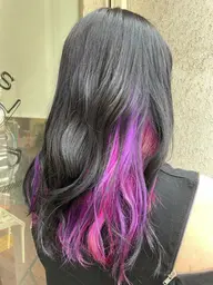 🎈学生🦄デザインカラー💐カット✂︎ブリーチ、カラー+クリックトリートメント(ハイライト、インナーカラーなど)