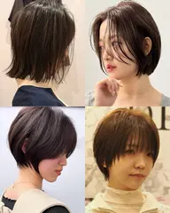 前髪、顔周りカット