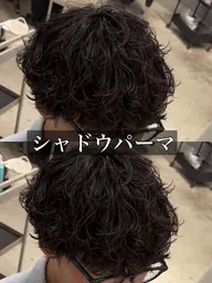 カット➕メンズ無造作パーマ➕高級シルクTr🌿