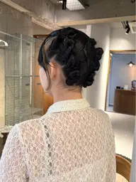 簡単ヘアアレンジ🪡🎀結婚式/ライブ/卒業式 等イベント前に!!
