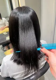 【髪質改善トリートメント👑ハリ、コシ、艶、ダメージ補修全て叶えます✨️✨️】うる艶カラー💖➕最高級トリートメント🫧