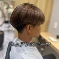 9/5 10時メンズカット+ニュアンスパーマ+TR 150分
