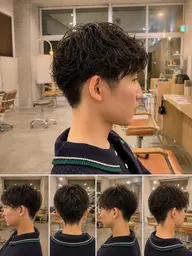 ⚡️メンズカット&ニュアンスパーマ&頭皮クレンジングスパ⚡️