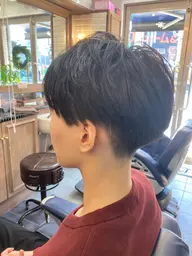 カット+シャンプーブロー+眉カット+育毛スパシャンプー肩マッサージ
