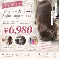 【🌷平日限定💜お得に綺麗に】カット＋カラー＋クイックトリートメント