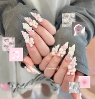 🎀 [長さ出し] 150分以内: デザイン持ち込み + アートやり+ パーツ付け放題