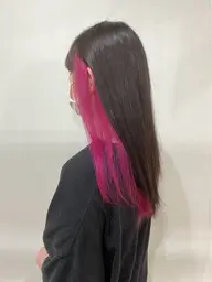 【裾orインナーカラー部分のみ】ブリーチ無しポイントカラー🎨