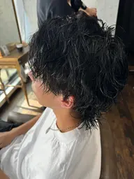 【限定価格⚠️メンズ限定】 カット + ツイストスパイラルパーマ +デトックスケア💇♂️