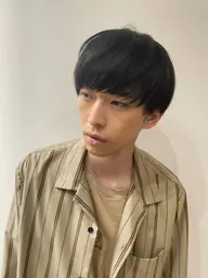 メンズカット+縮毛矯正