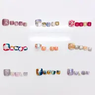 【オフ無】フットデザインネイル🎀💅🏻🪽🫧