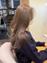 🖤 透明感カラー + 4spepトリートメント 🖤