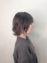 初 グロスカラー+デザインカット+COTA(コタ)シャンプー