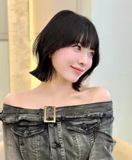 【🖤当日予約OK🖤】 就活やインターンに向けて黒染めを使わない暗髪カラー➕スチーム付き1step トリートメント