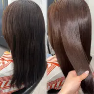 ☂️🐸平日限定☂️🐸【ロング】✨️うる艶美髪縮毛矯正➕1STEPトリートメント ✨️✨️モデルさん